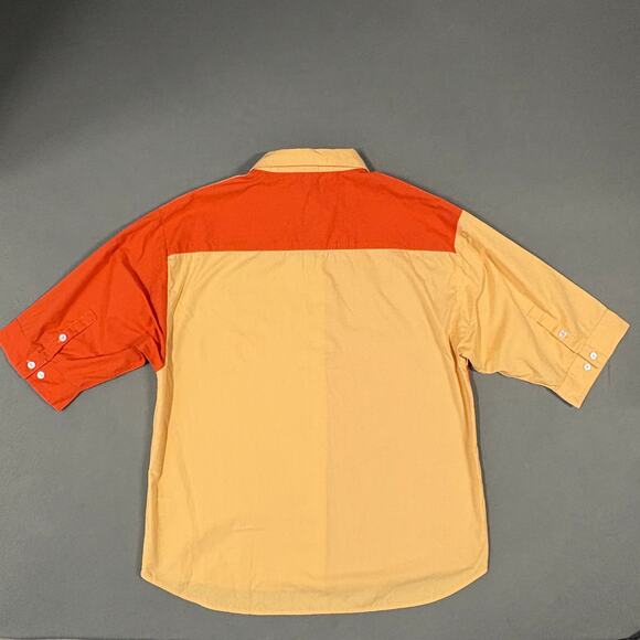 It's Now Cool Vacay Shirt Size‎ S Vermillion Women's INC204 Orange/Yellow - Picture 12 of 14
